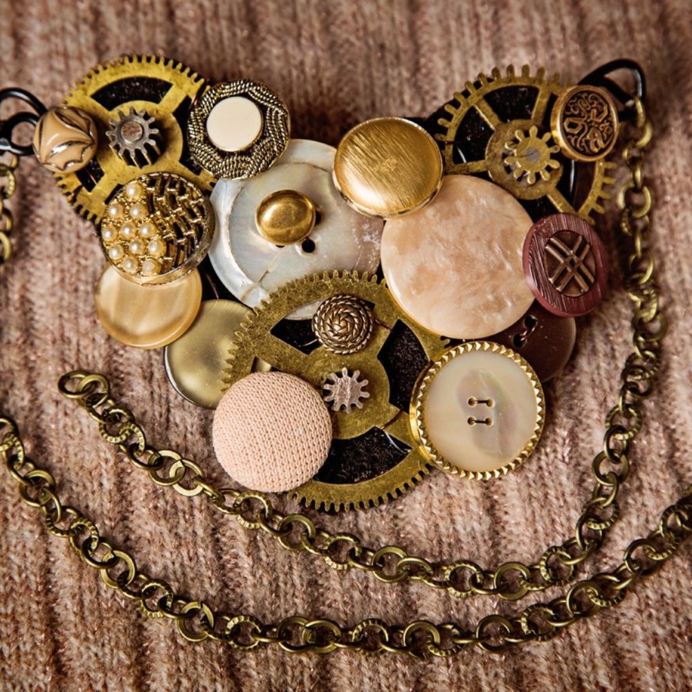 Vintage Gears Necklace